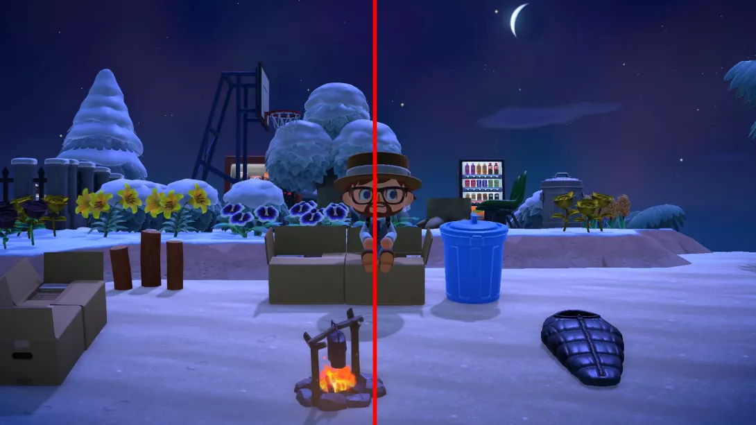 Animal Crossing New Horizons Switch 1 ja Switch 2 Edition vertailu