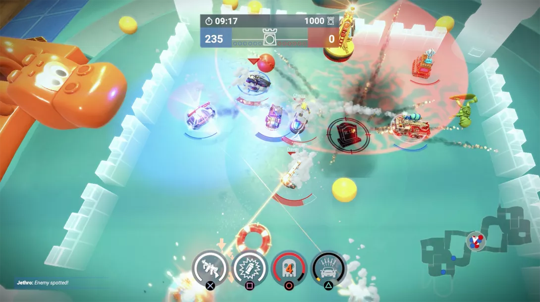 Micro Machines World Series Battle Mode