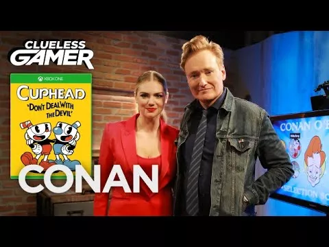 Conan Kate Upton Clueless Gamer Cuphead