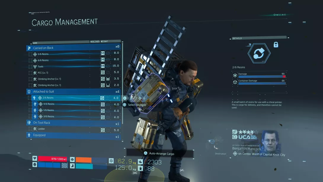 Death Stranding Cargo