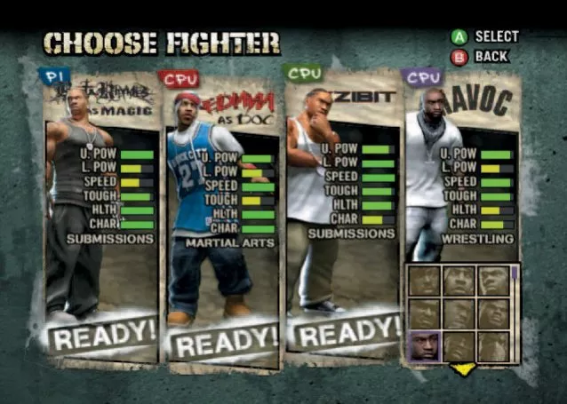 Def Jam Fight for NY hahmovalinta