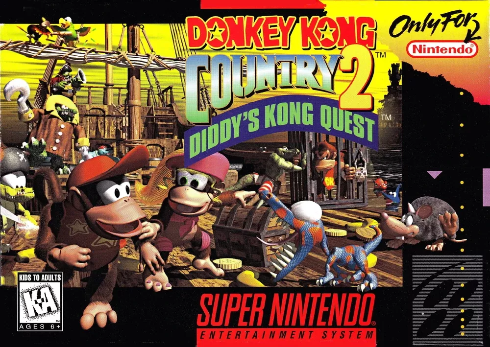 Donkey Kong Country 2 kansikuva