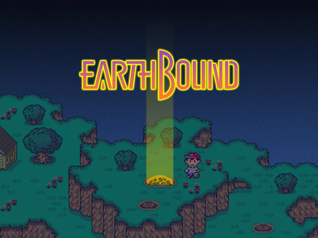 Earthbound banneri retromuistelo
