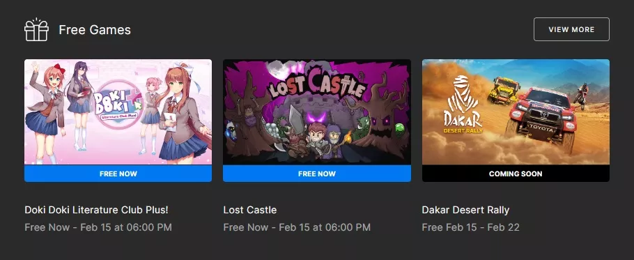 Epic Store