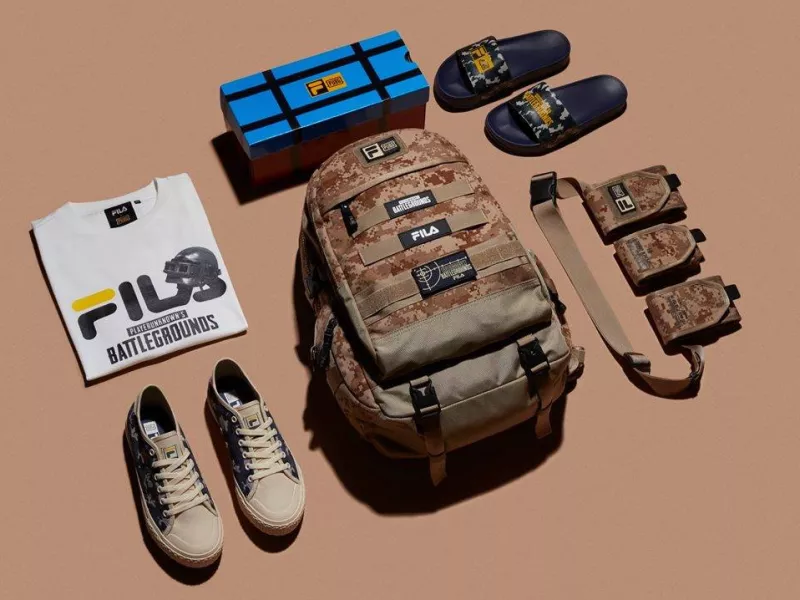 Fila PlayerUnknowns Battlegrounds vaatteet PUBG