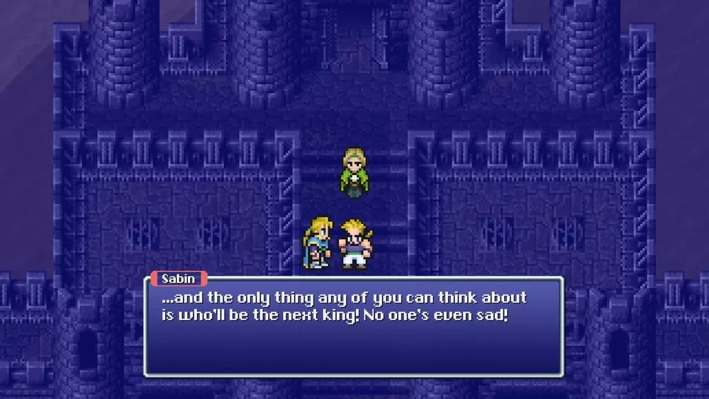 Final Fantasy VI Sabin puhuu