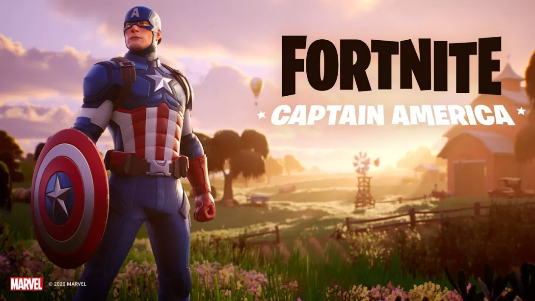 Fortnite Captain America Kapteeni Amerikka