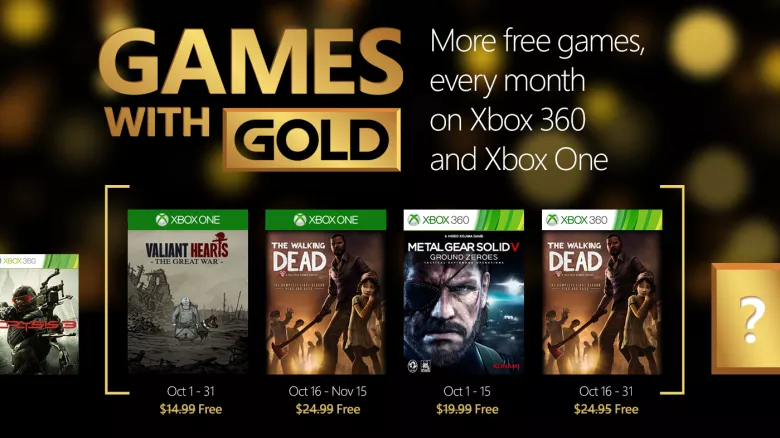 Games with Gold lokakuu