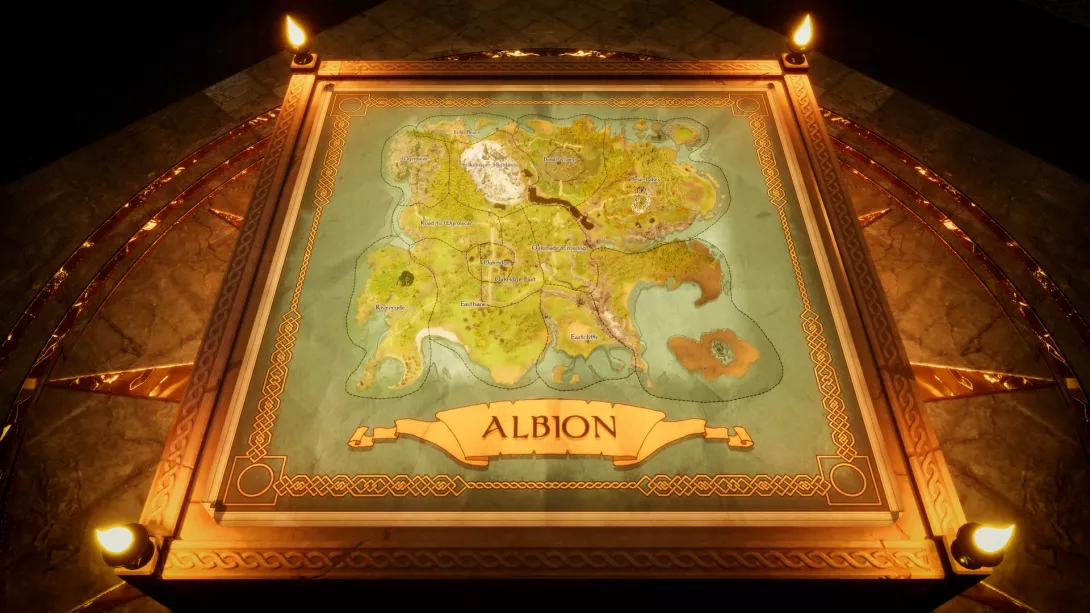 Masters of Albion: pelikartta on satukirjamainen