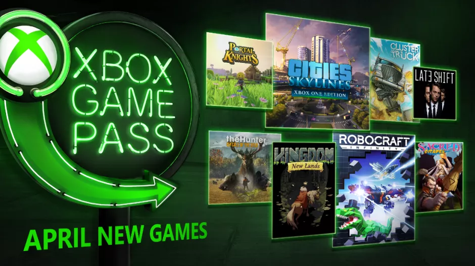 Game Pass huhtikuu