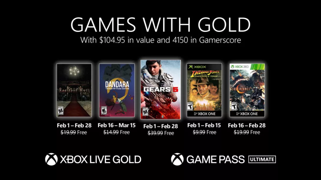 Games with gold helmikuu