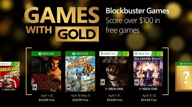 Games with gold huhtikuu