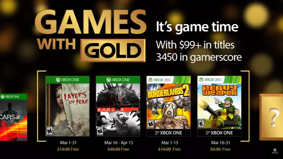 Games with gold maaliskuu