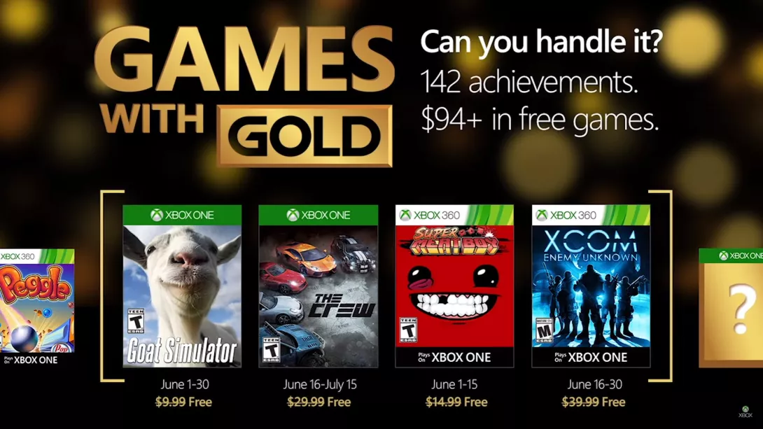 Games with Gold kesäkuu