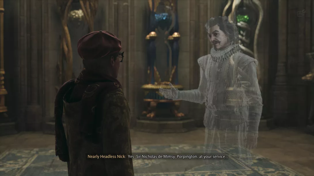 Hogwarts Legacy_melkein päätön Nick