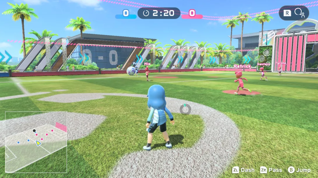 Nintendo Switch Sports soccer