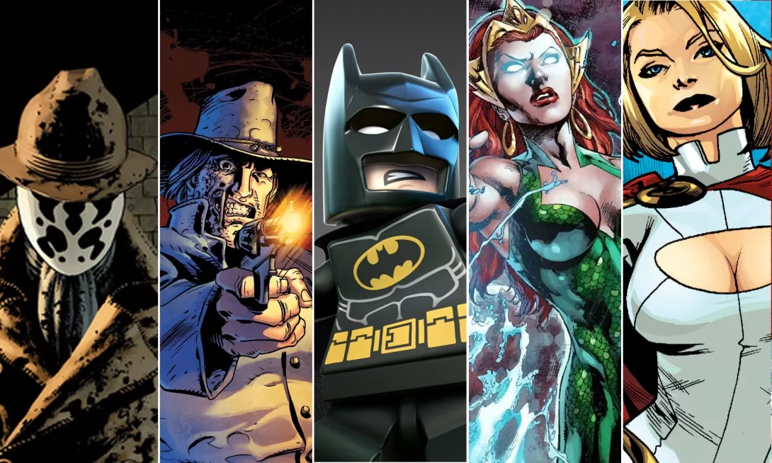 Injustice 2 banneri hahmotoiveet