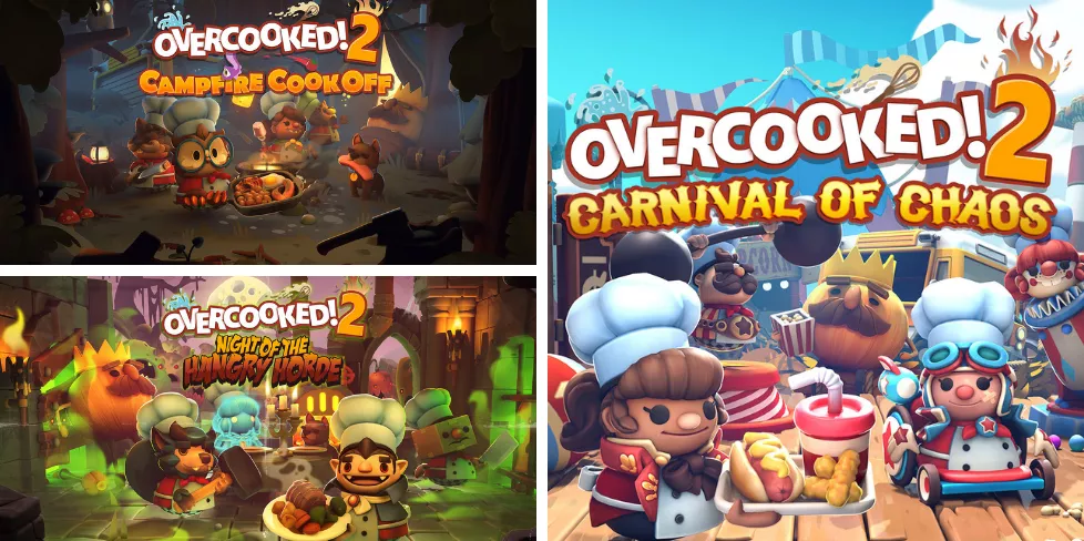 Overcooked! 2 Season pass kolme dlc-pakettia