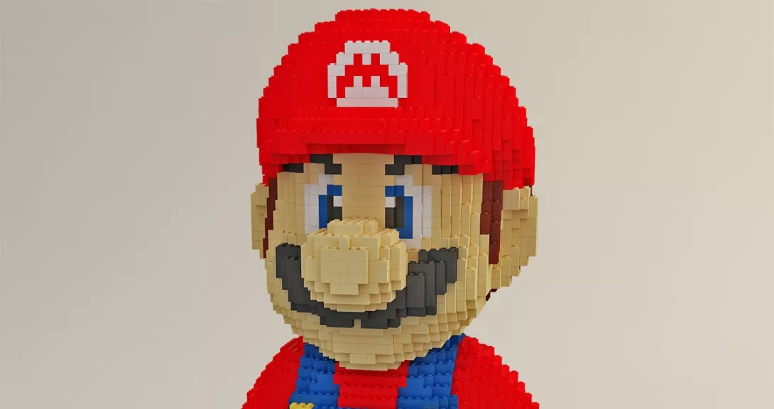 Lego Mario hahmo Nintendo palikka