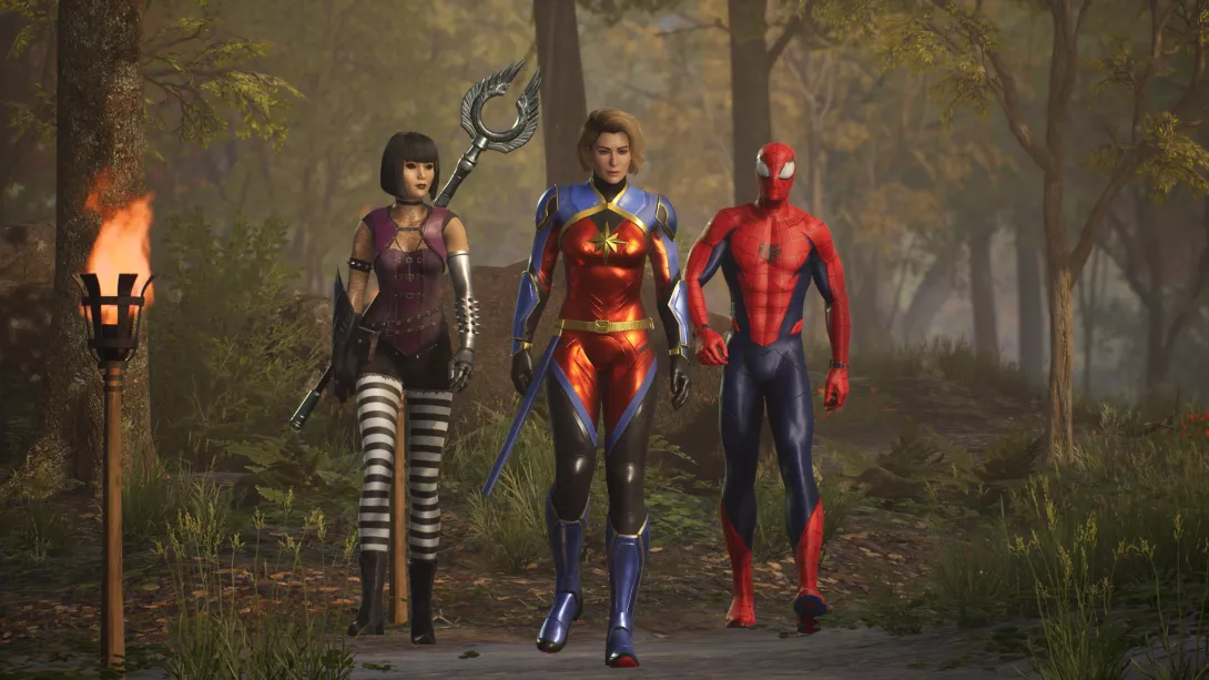 Marvel's Midnight Suns hidasta kävelyä