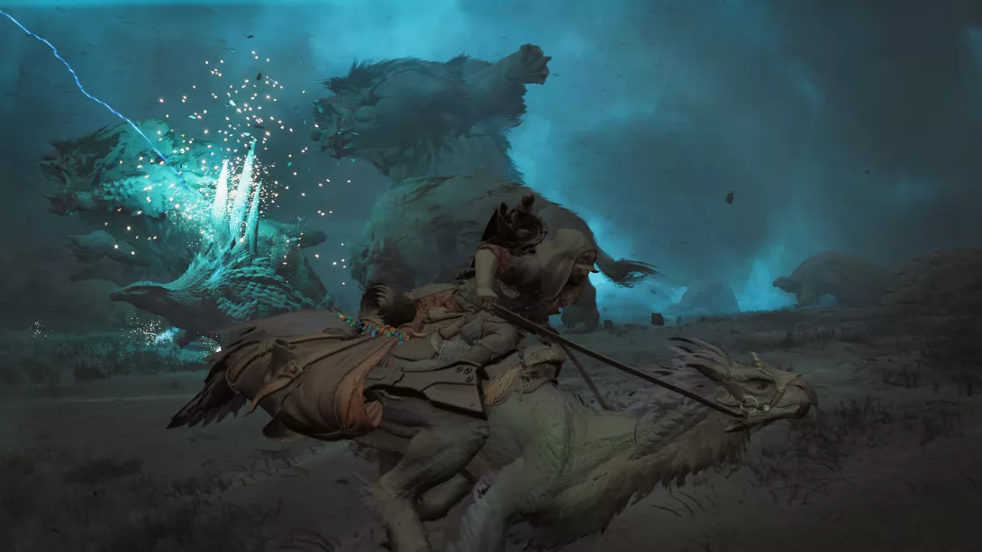 Monster Hunter Wilds: taistelua ukkosessa