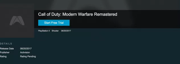 Gamefly modern warfare remastered