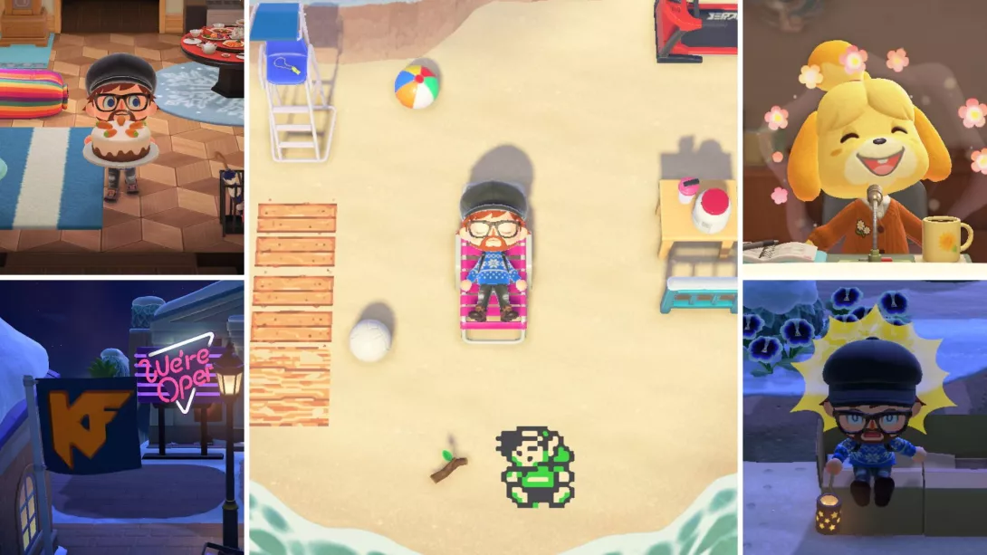 Paluu Animal Crossing New Horizons saarelle