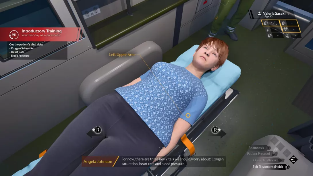 Paramedic Simulator potilas ambulanssissa.jpg