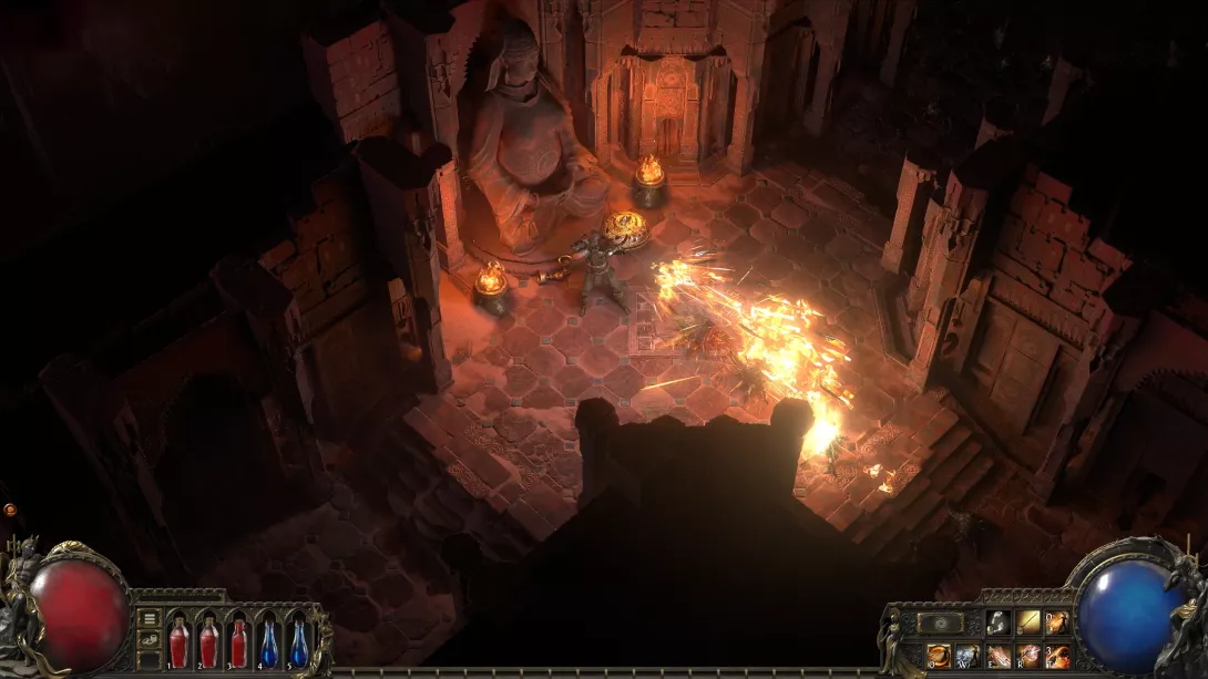 Path of Exile 2: mercenary taistelua
