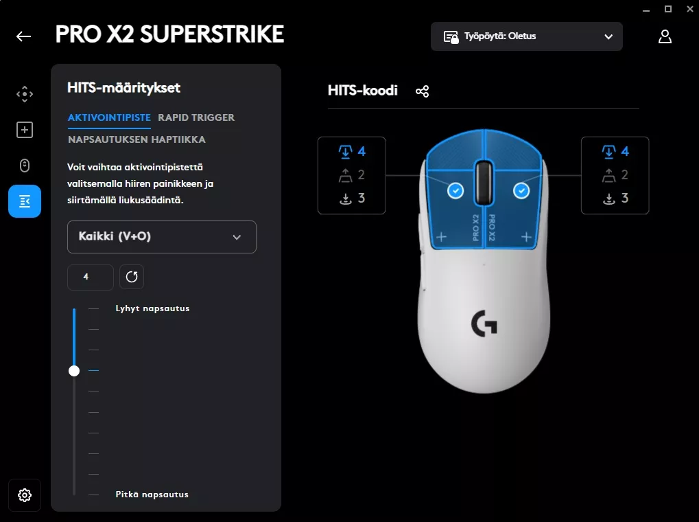 Pro X2 superstrike