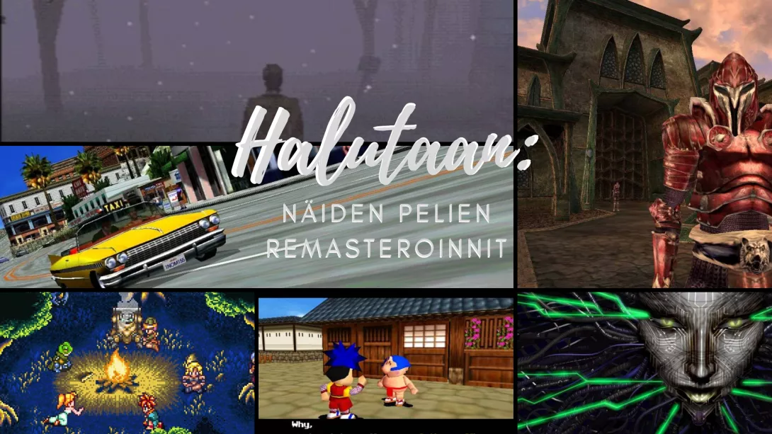 Pelien remasteroinnit remasterointi uusioversio artikkeli nostokuva