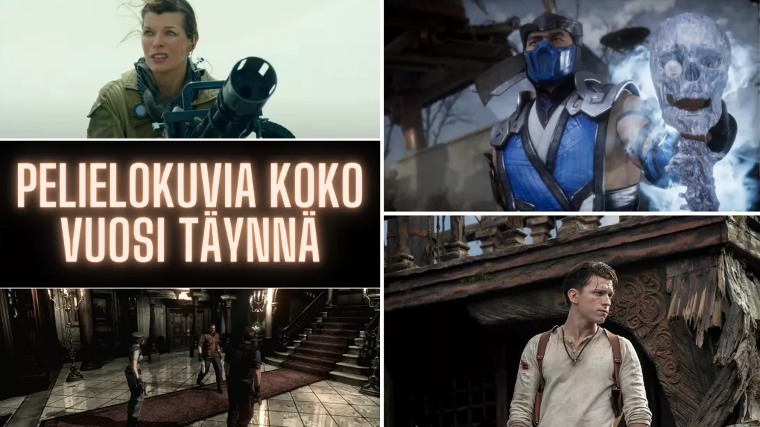 Videopeleihin perustuvat elokuva vuonna 2021 nostokuva