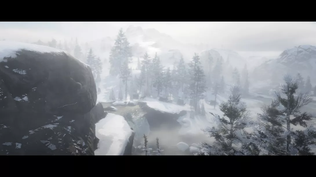 Red Dead Redemption 2 - Karavaani talvimaisemissa