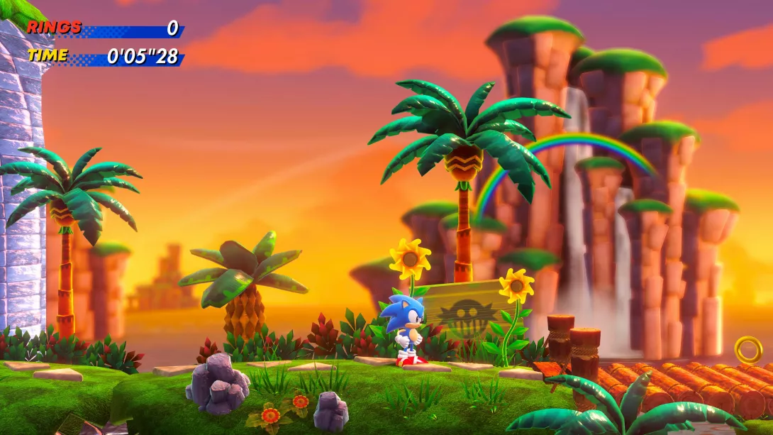 SONIC SUPERSTARS_auringonlasku