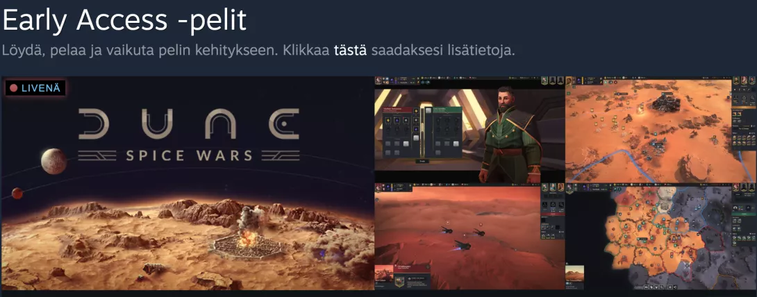 Steam Early Access Dune Spice Wars