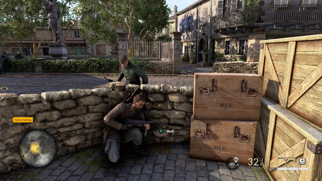 Sniper Elite: Resistance kovin hyväksi ei vihollisten havainnointikykyä kehua