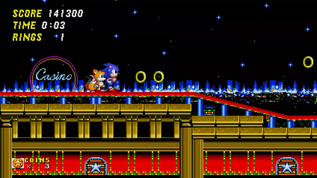 Sonic Origins: Sonic 2: Kasinolla