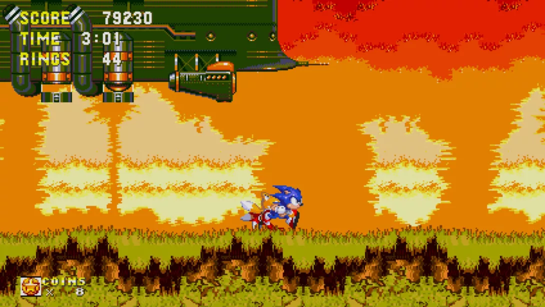 Sonic Origins: Sonic 3: Ruohikkopalovaroitus