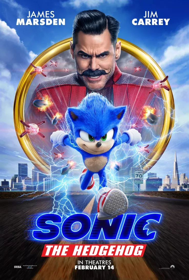 Sonic the Movie uusi juliste