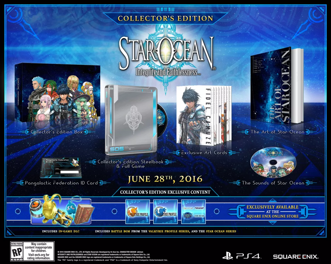 Star Ocean: Integrity and Faithlessness Collector's Edition