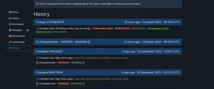 Starfield: SteamDB viivästys