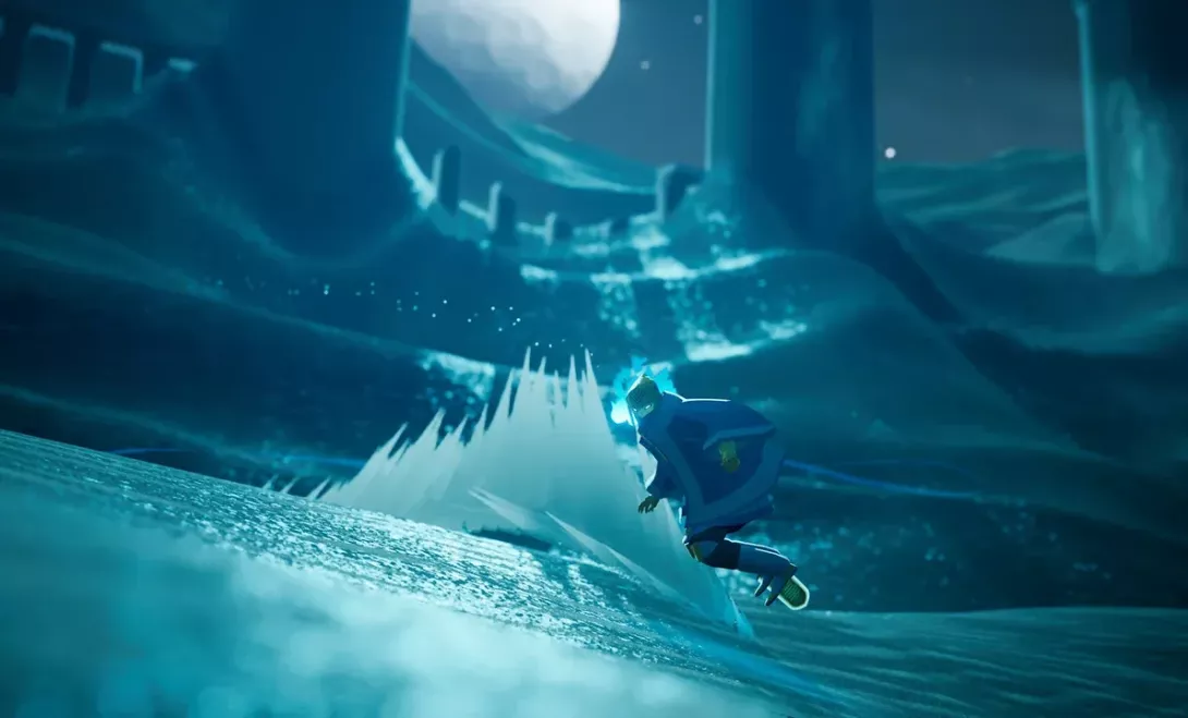 Sword of the Sea: talvimaisema