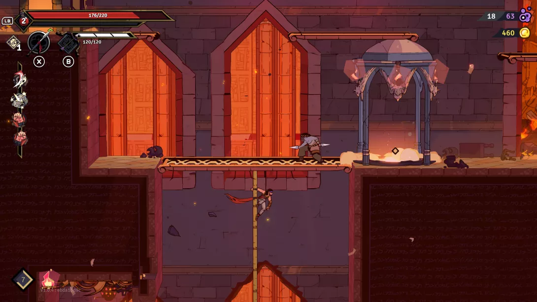 The Rogue Prince of Persia vihulaisen alapuolella