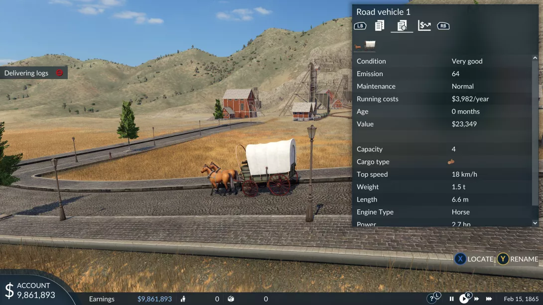 Transport Fever 2: Hevoskyyti