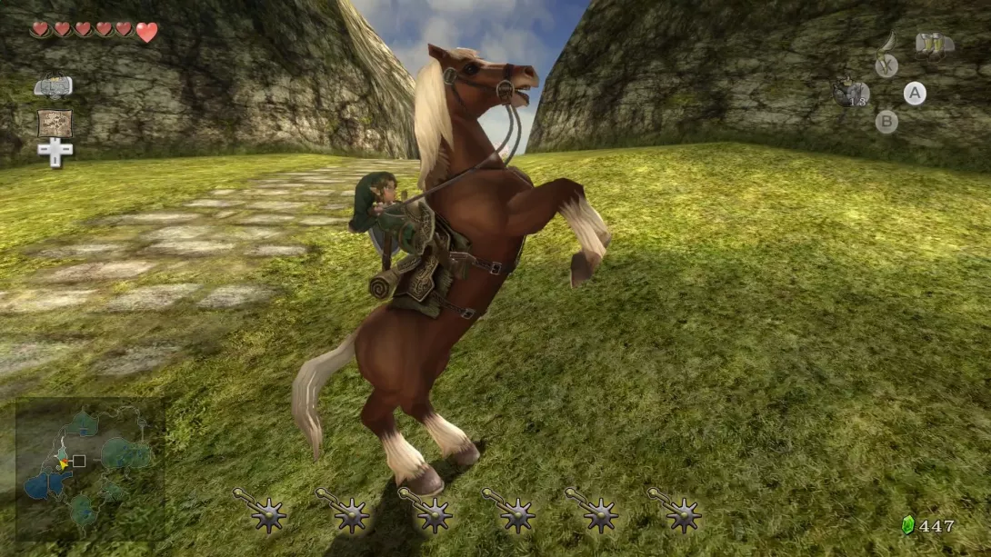 Zelda Twilight Princess, Link hepostelee