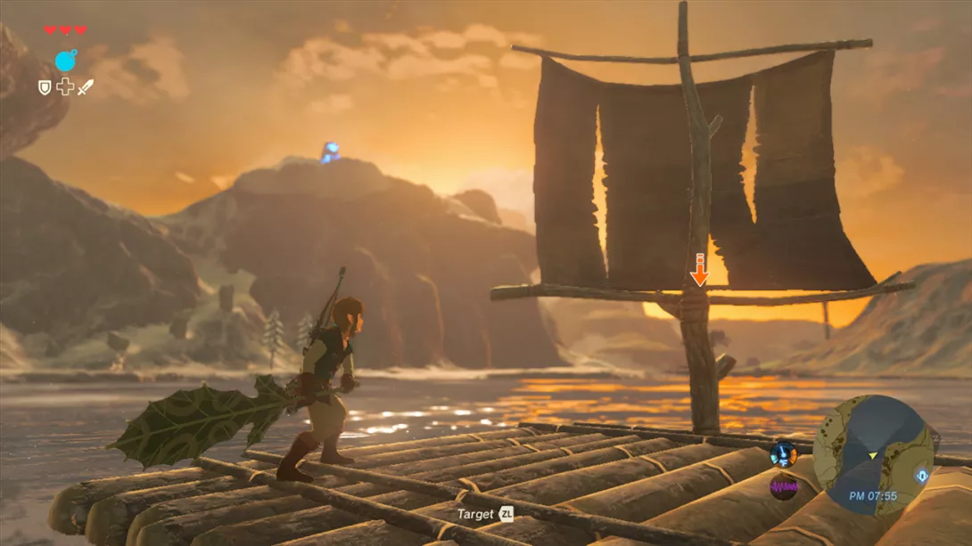 The Legend of Zelda: Breath of the Wild purjelaiva