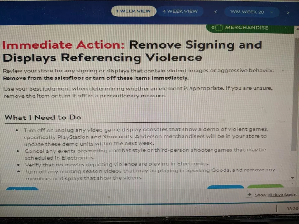 Walmart ban