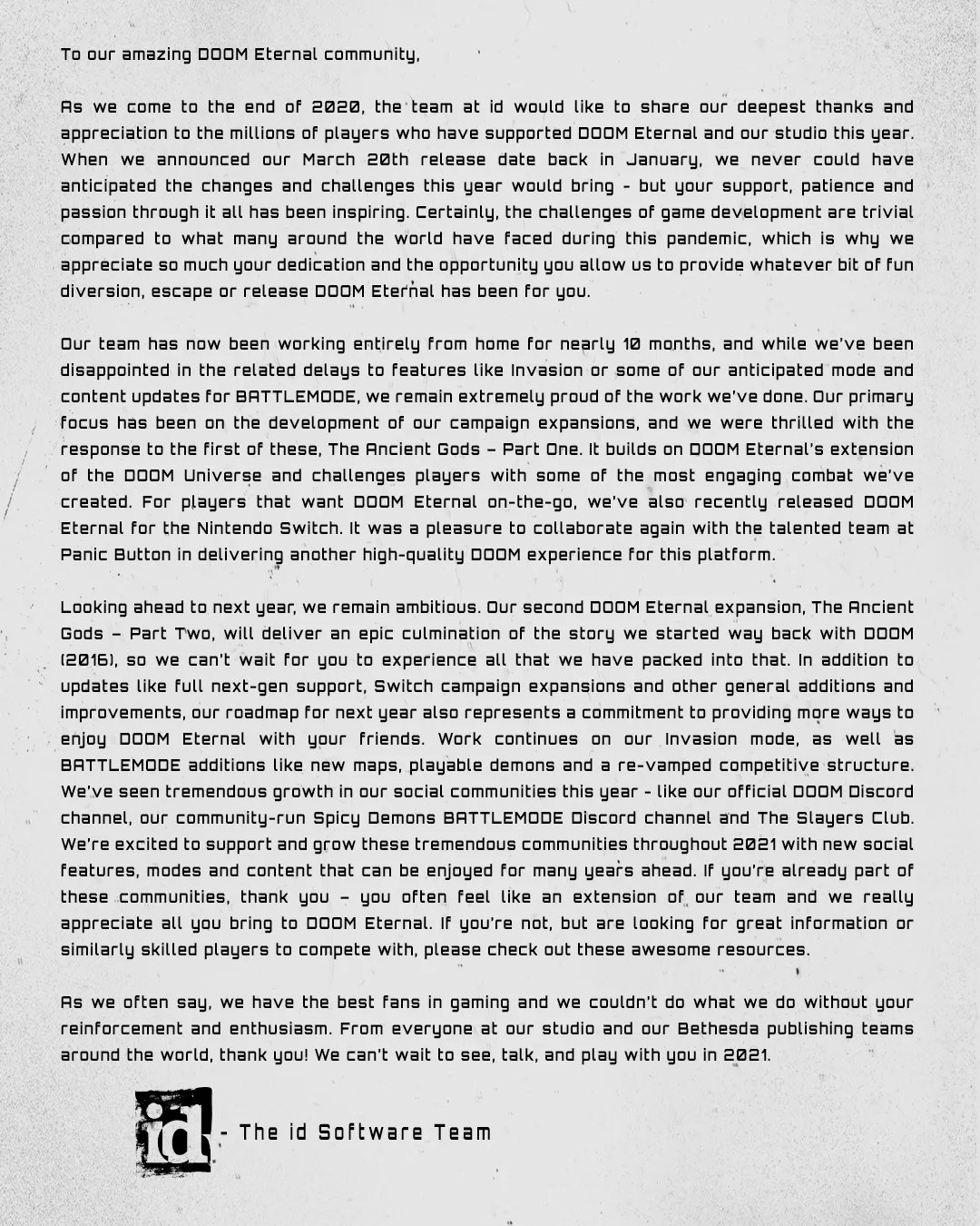 doom eternal end of the year letter.png