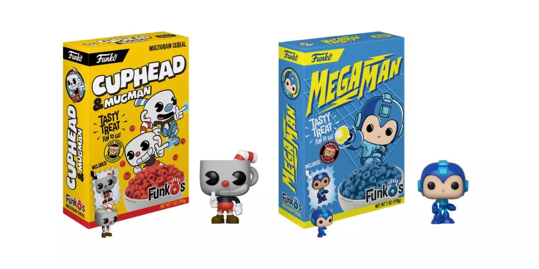 Funko murot Mega Man Cuphead
