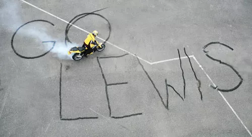 Onnea, Lewis Hamilton